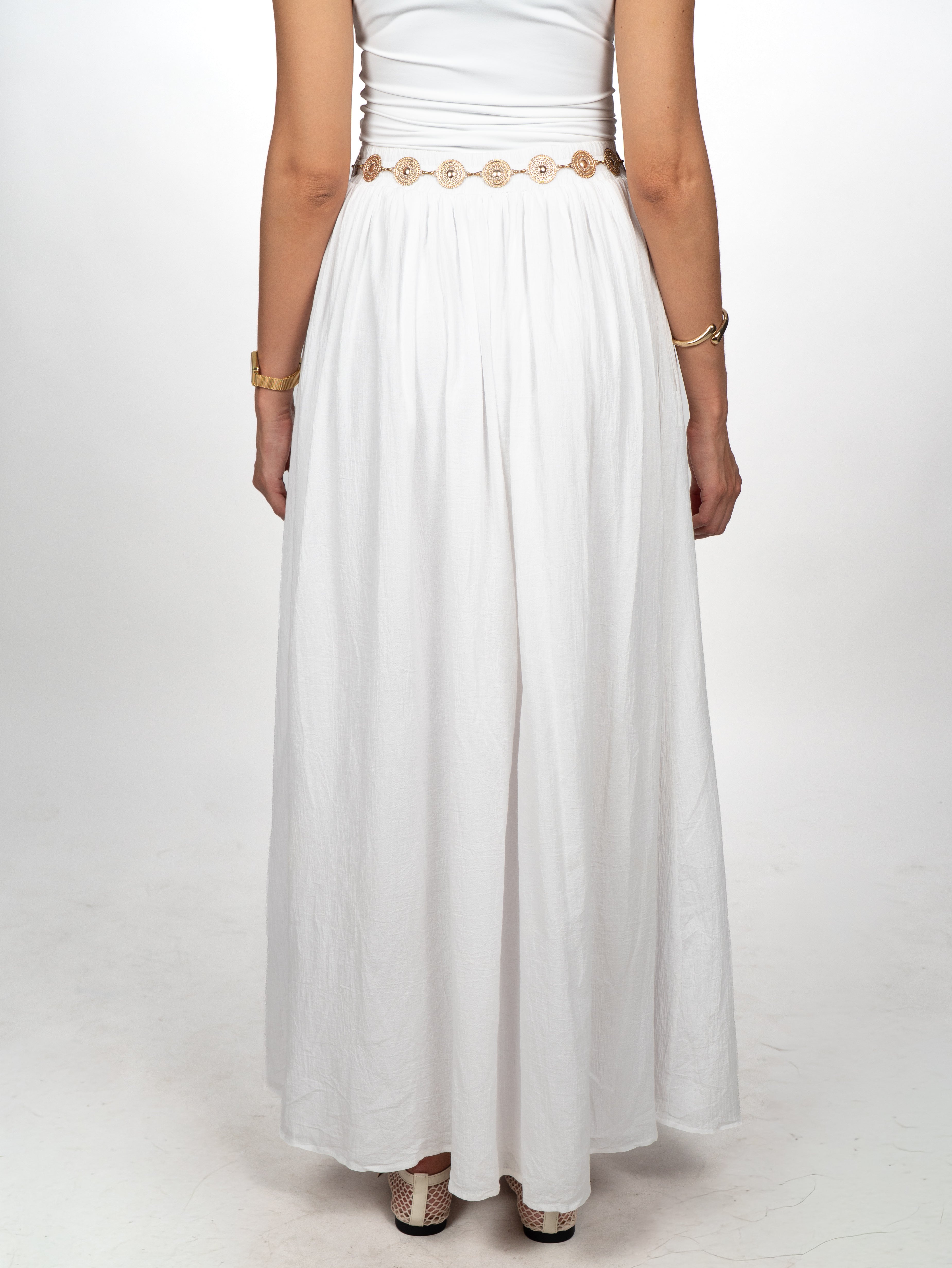 Jupe gaze de coton