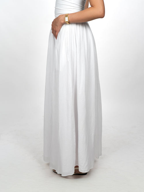Jupe gaze de coton