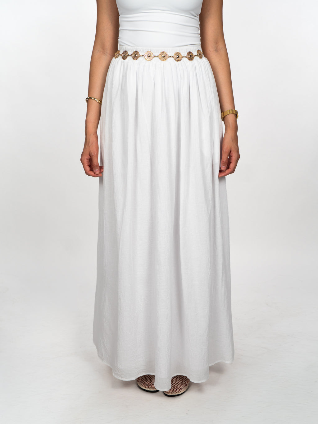 Jupe gaze de coton